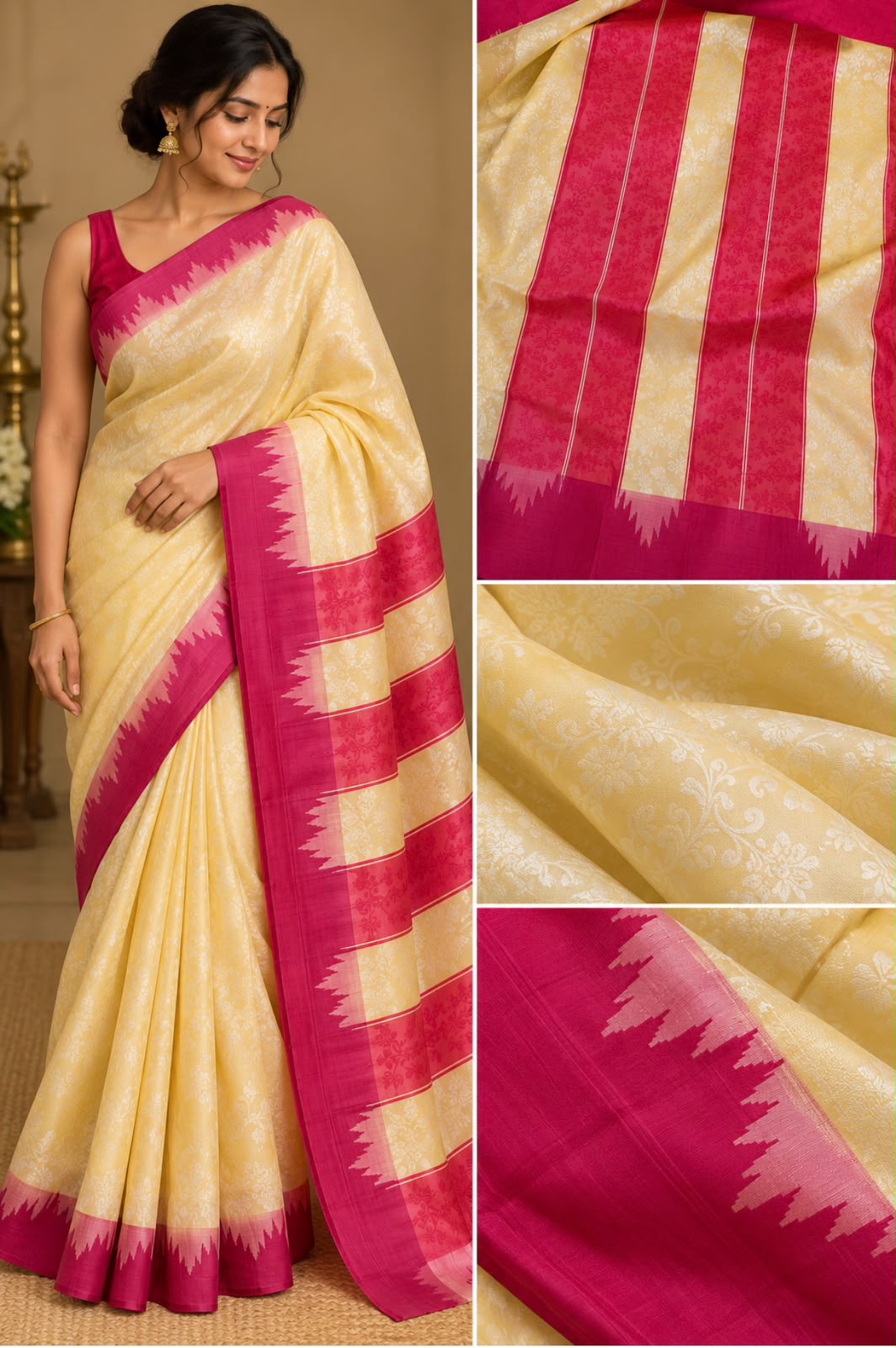 Kanchipuram soft silk saree